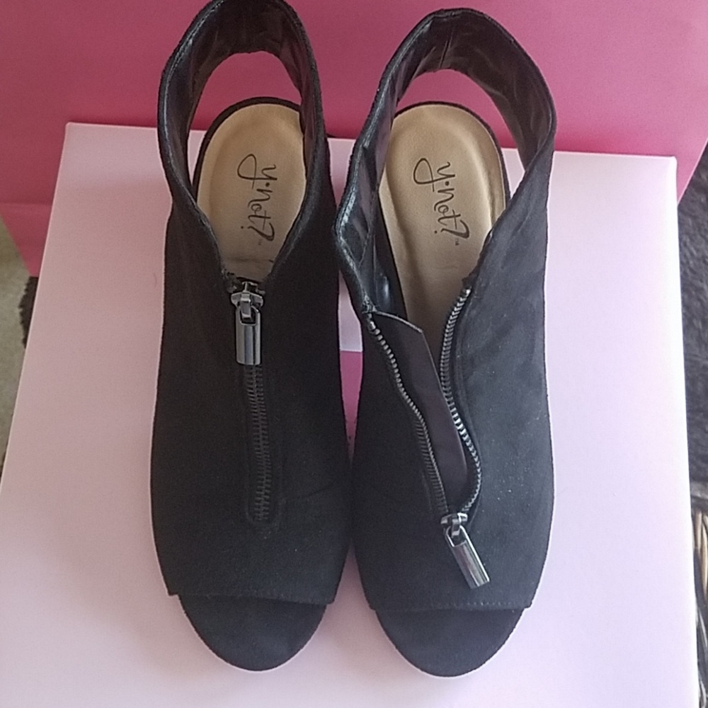 Cute black booties